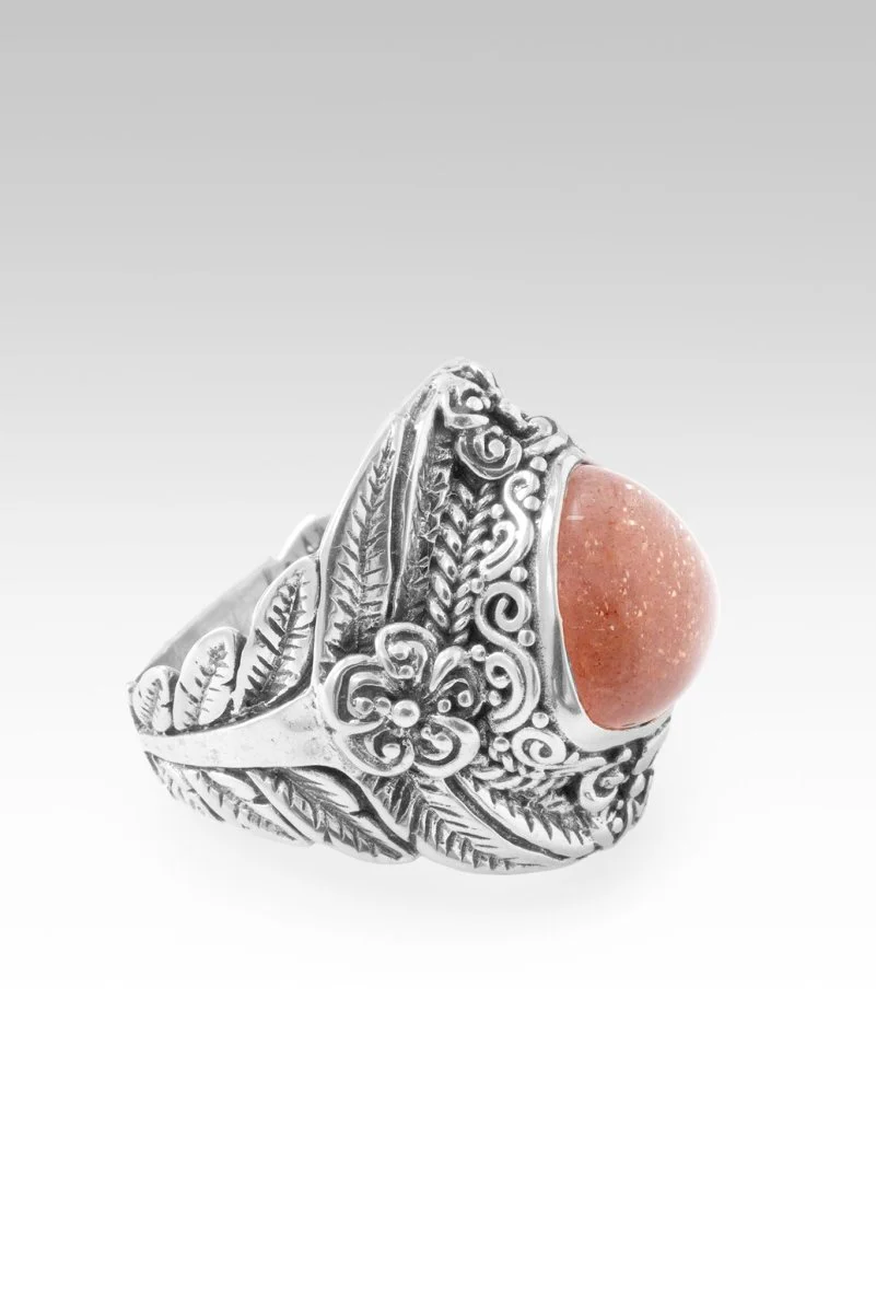 UR Peace I Was Missing Ring™ in Peach Sunstone - Image 4